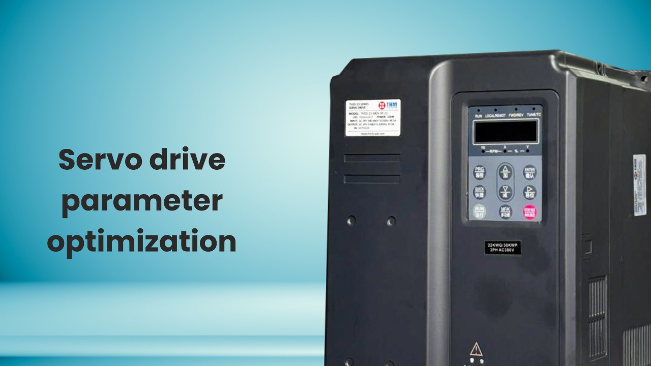 Servo drive parameter optimization
