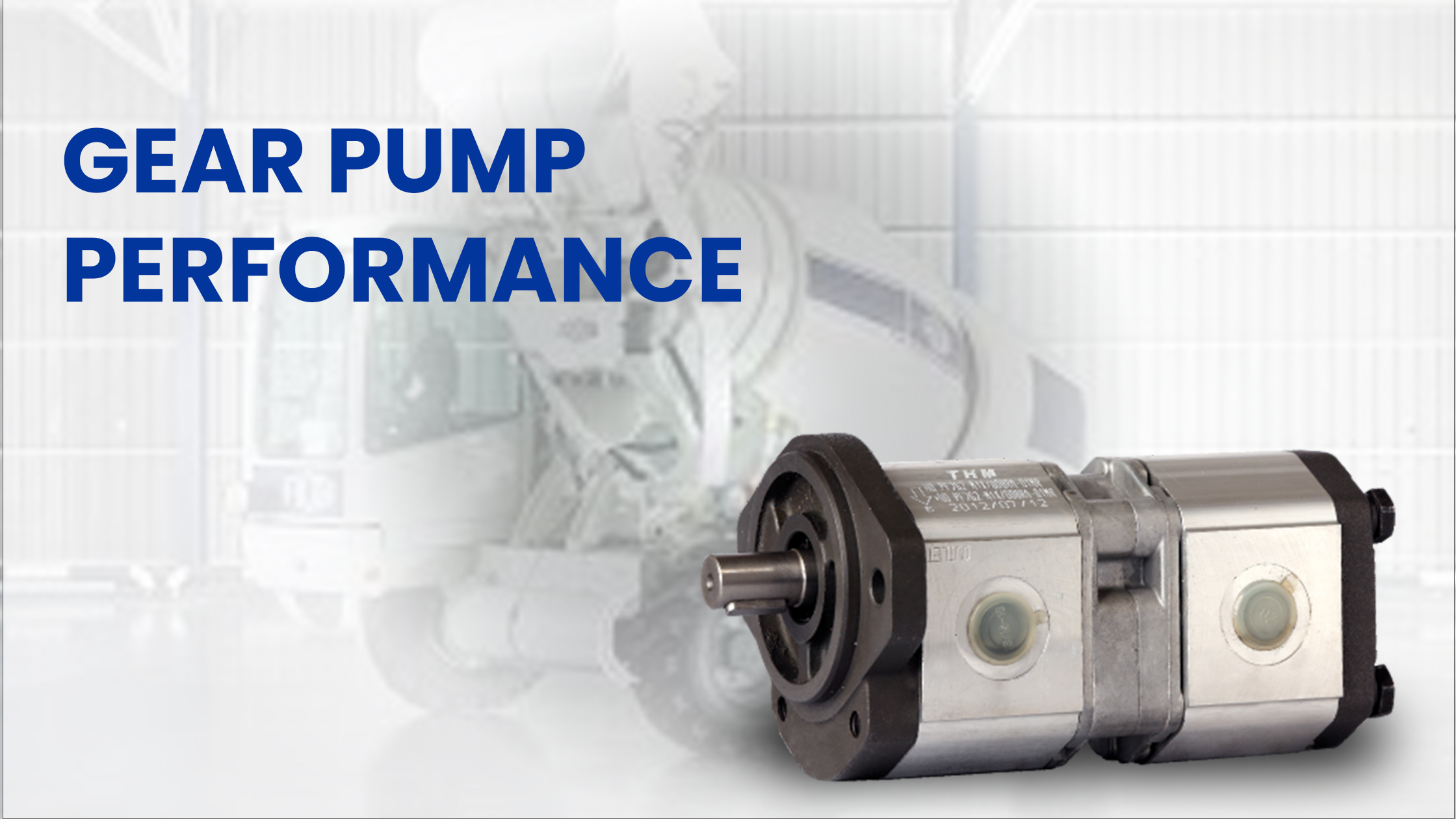 performance of the gear pump