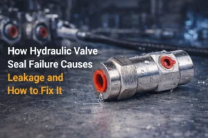 how hydraulic valve seal failure causes leakage and how to fix it