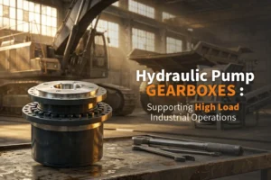 Hydraulic pump gearbox