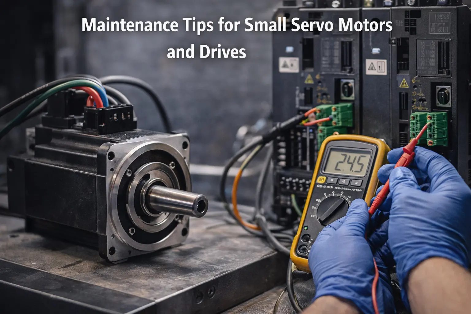 maintenance tips for small servo motors and drives