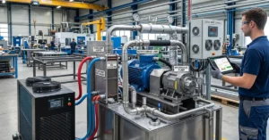 thermal management of servo drive hydraulic pump systems