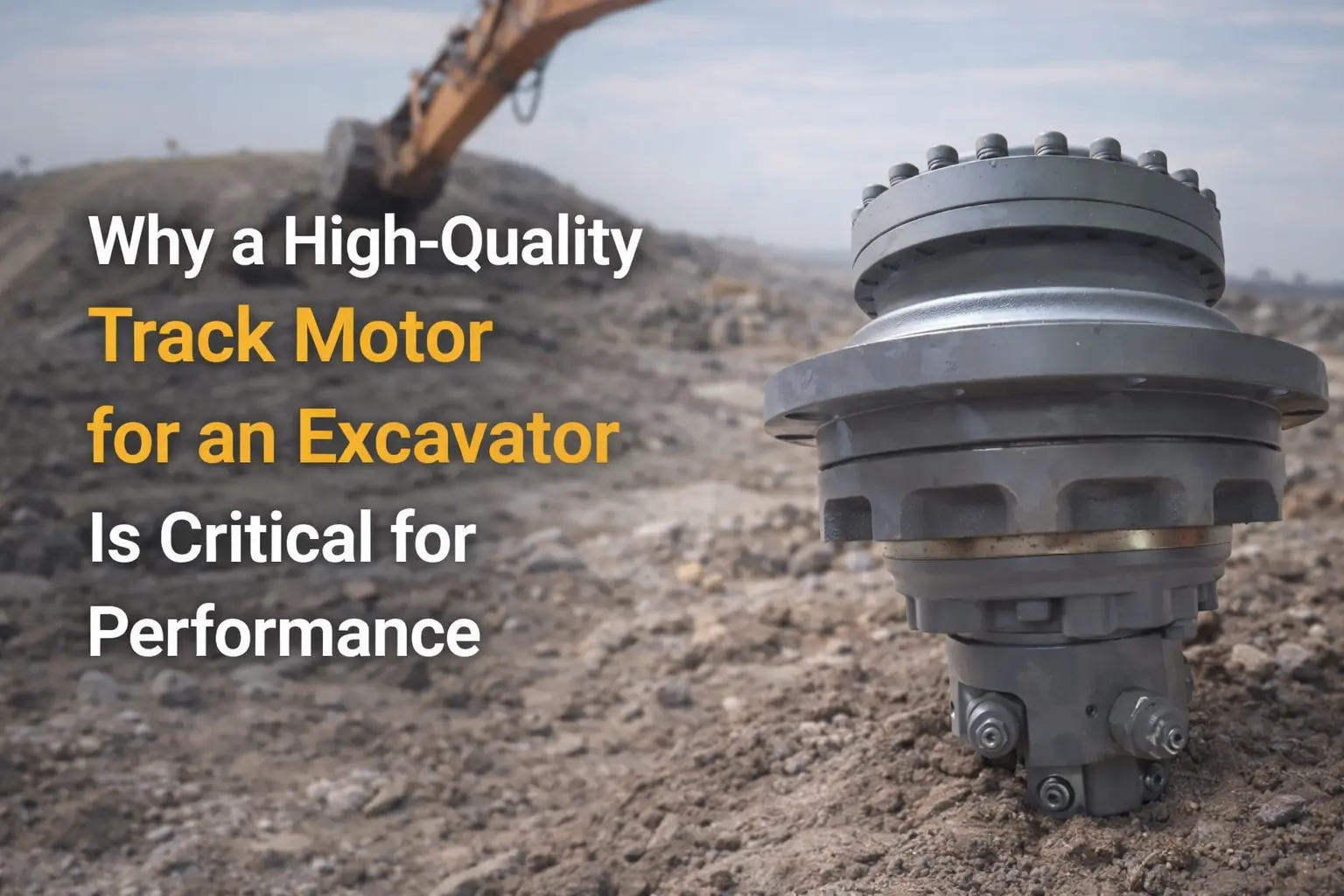 high-quality track motor for excavator