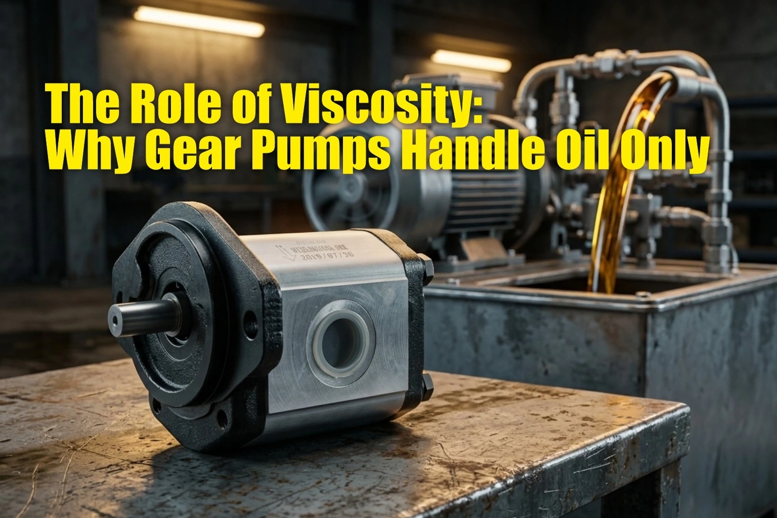 Gear Pump for Oil