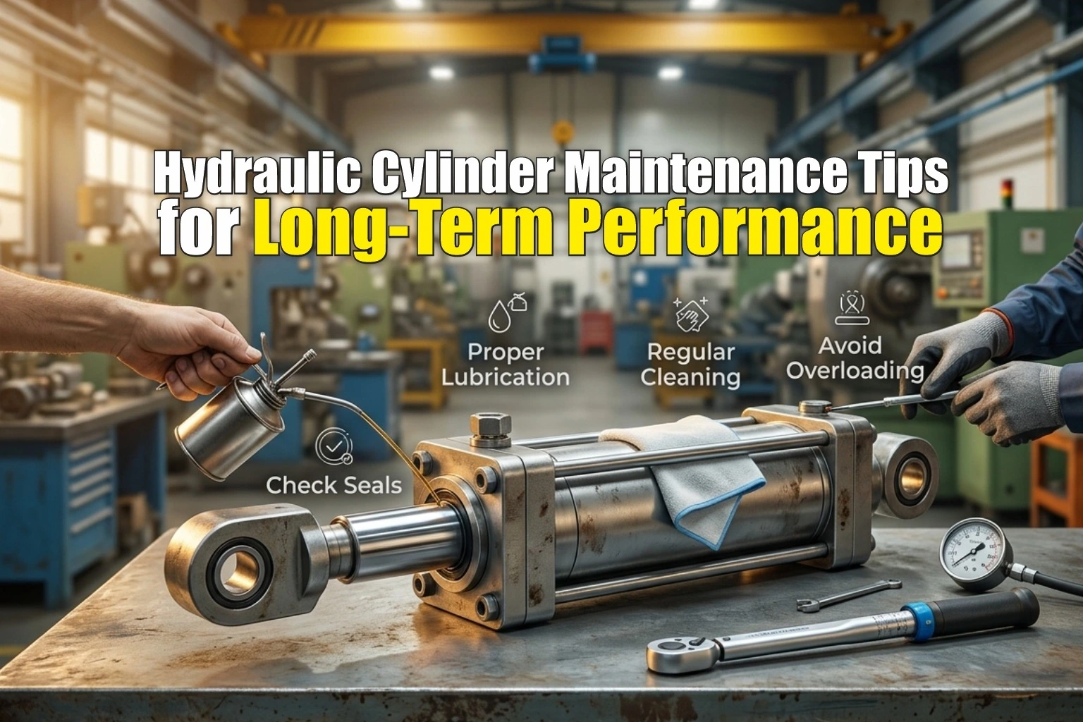 hydraulic cylinder inspection and maintenance