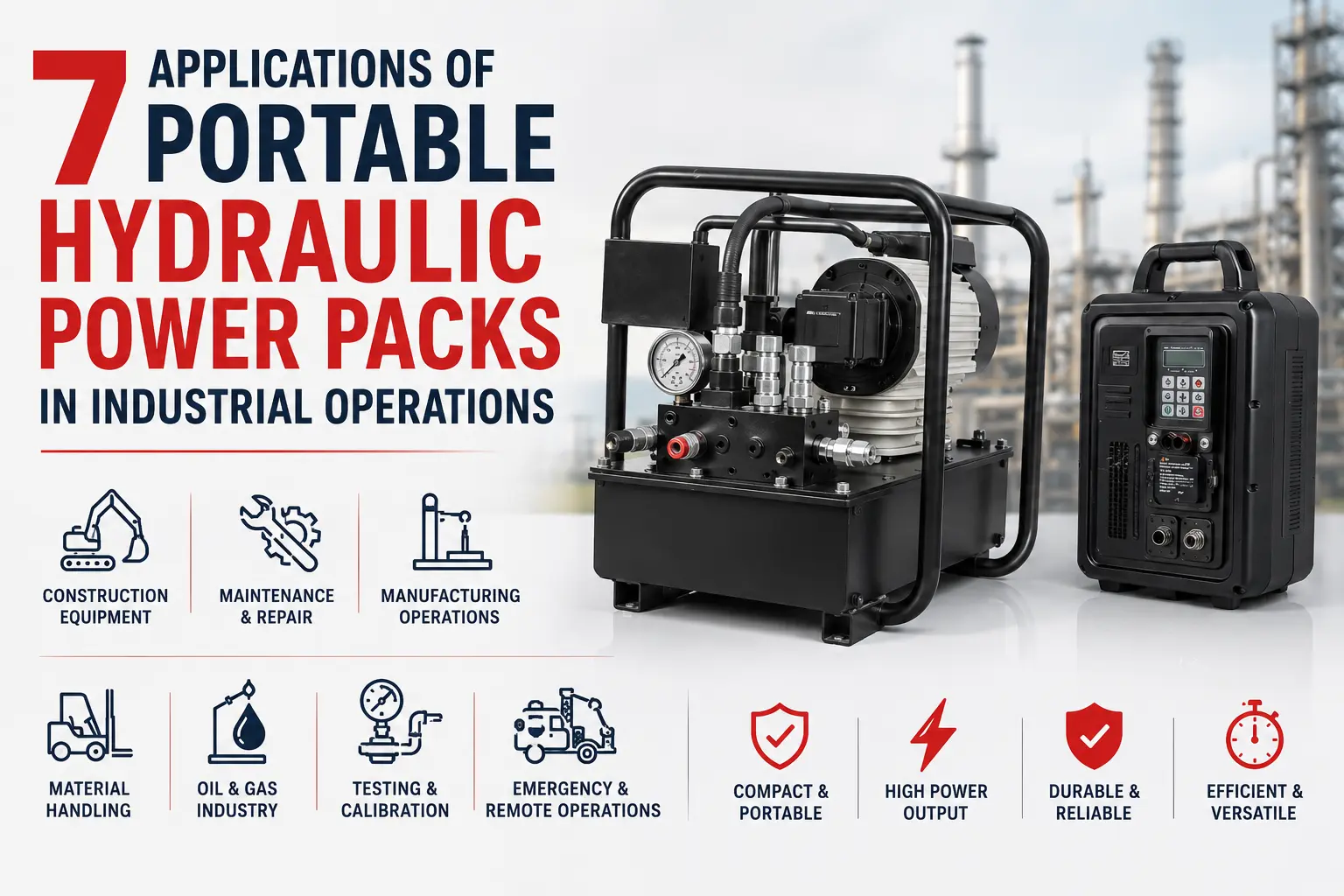 hydraulic power pack portable