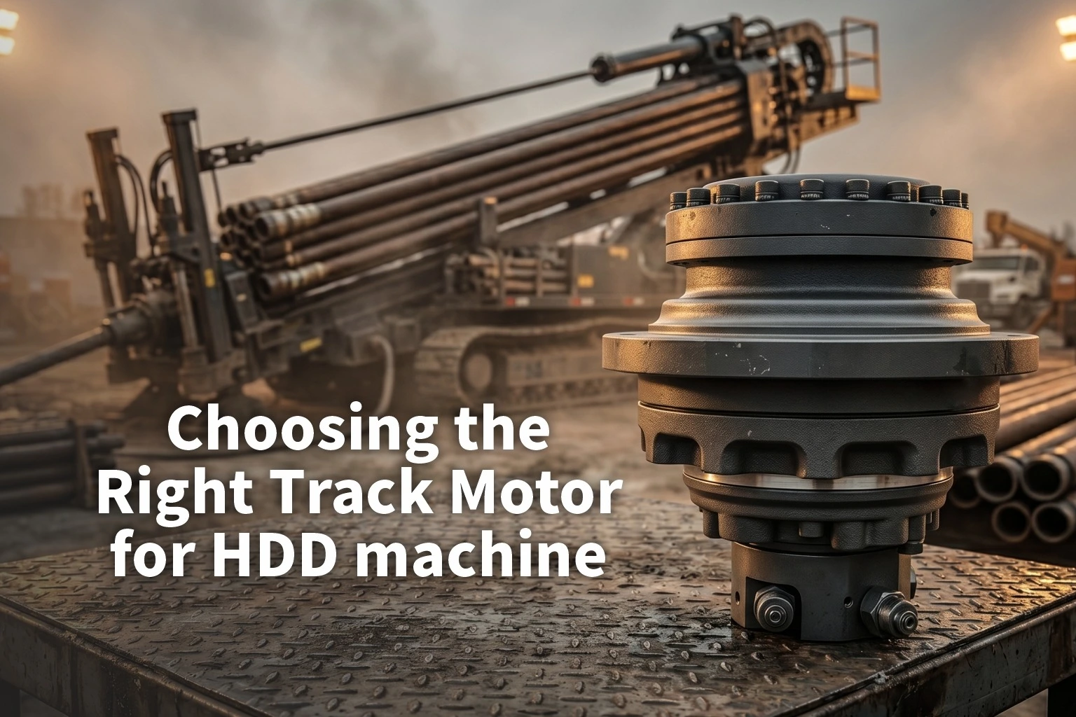 track motor for hdd machine