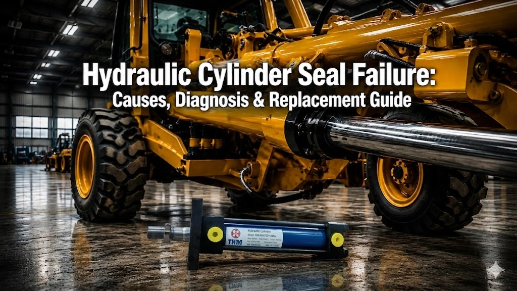 Hydraulic cylinder seal failure