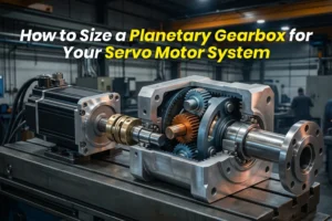 Planetary gearbox for servo motor