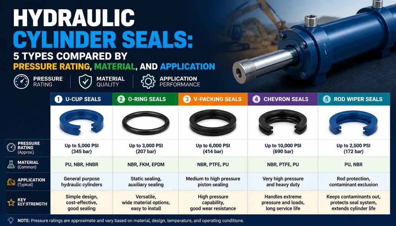 Hydraulic Cylinder Seals
