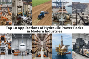 Hydraulic power pack for manufacturing