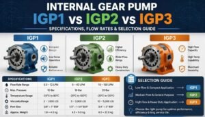 Internal Gear Pump IGP1 vs IGP2 vs IGP3