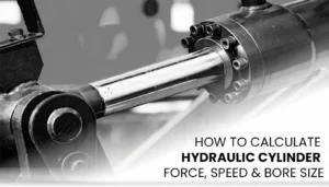 hydraulic cylinder speed calculation