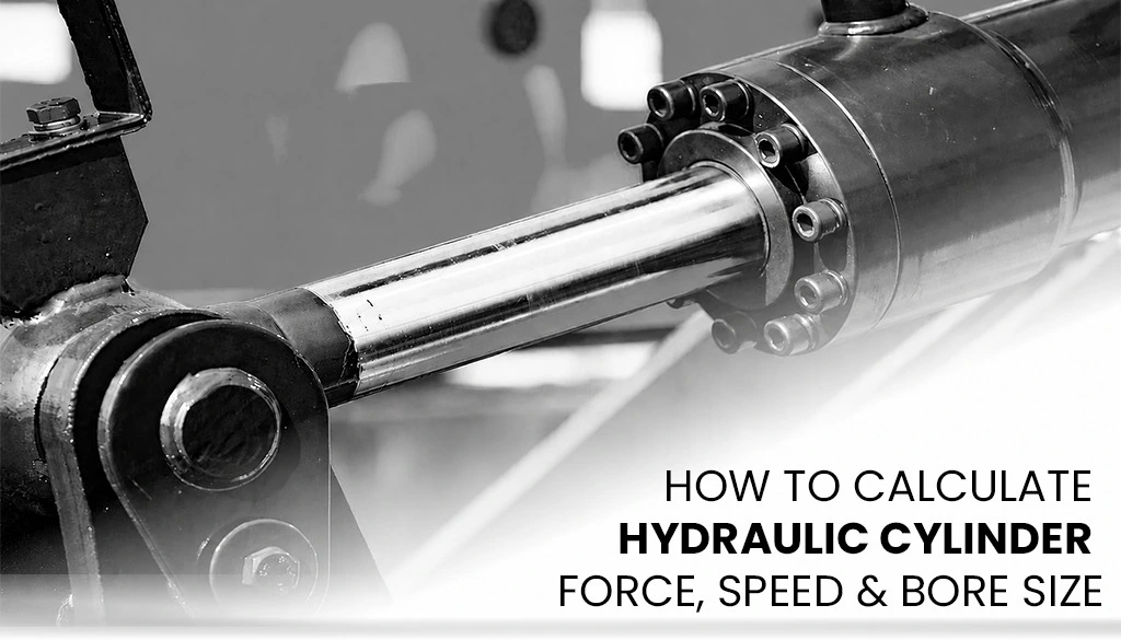 hydraulic cylinder speed calculation
