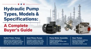 Types of hydraulic pumps