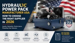 hydraulic power pack manufacturer usa