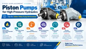 Fixed displacement piston pump