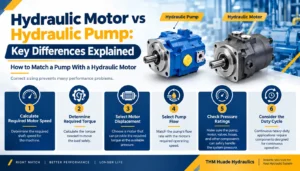 hydraulic motor vs hydraulic pump