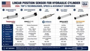 linear position sensor for hydraulic cylinder usa